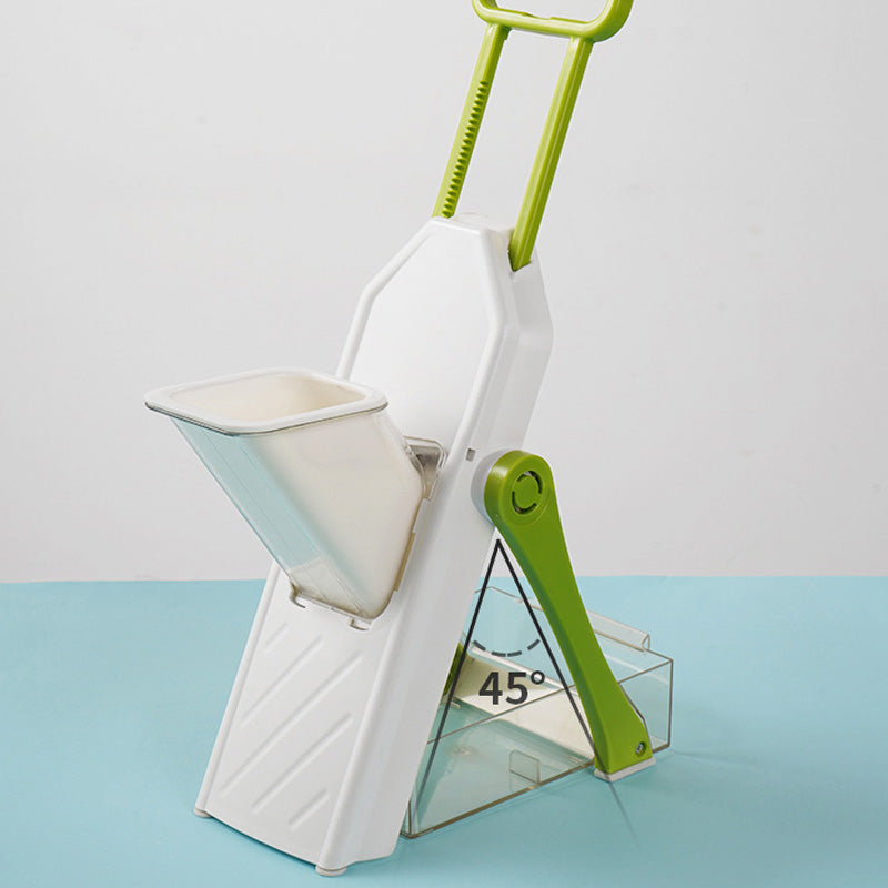 Arenzza multifunctional vegetable chopper for kitchen use, featuring stainless steel blades and a compact design.