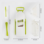 Arenzza multifunctional vegetable chopper with stainless steel blades and plastic container for efficient kitchen prep.