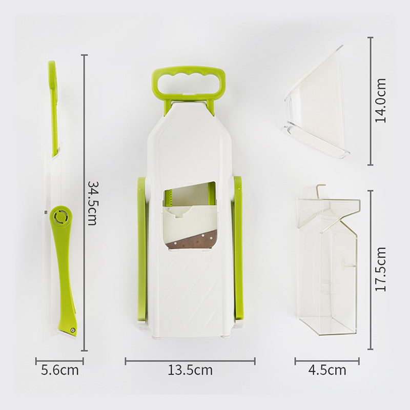 Arenzza multifunctional vegetable chopper with stainless steel blades and plastic container for efficient kitchen prep.
