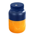 Arenzza large capacity electric fruit juicer in kitchen setting with transparent container and stainless steel accents.