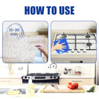 Arenzza heavy-duty kitchen foaming degreaser and cleaner bottle with foaming nozzle for grease removal in the kitchen.