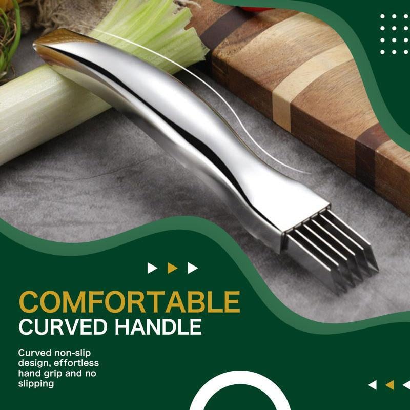 Arenzza Shred Silk The Knife kitchen tool with a sleek handle and sharp blade, displayed on a white background.