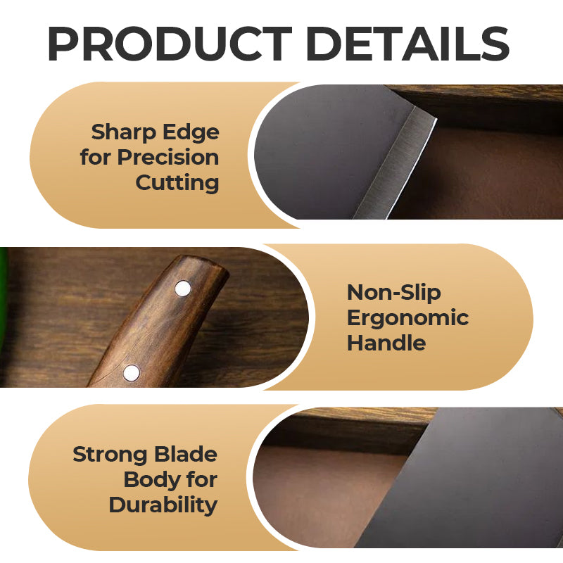 Arenzza Darth Vader Ultra Sharp Kitchen Knife with black handle and stainless steel blade, perfect for professional culinary use.