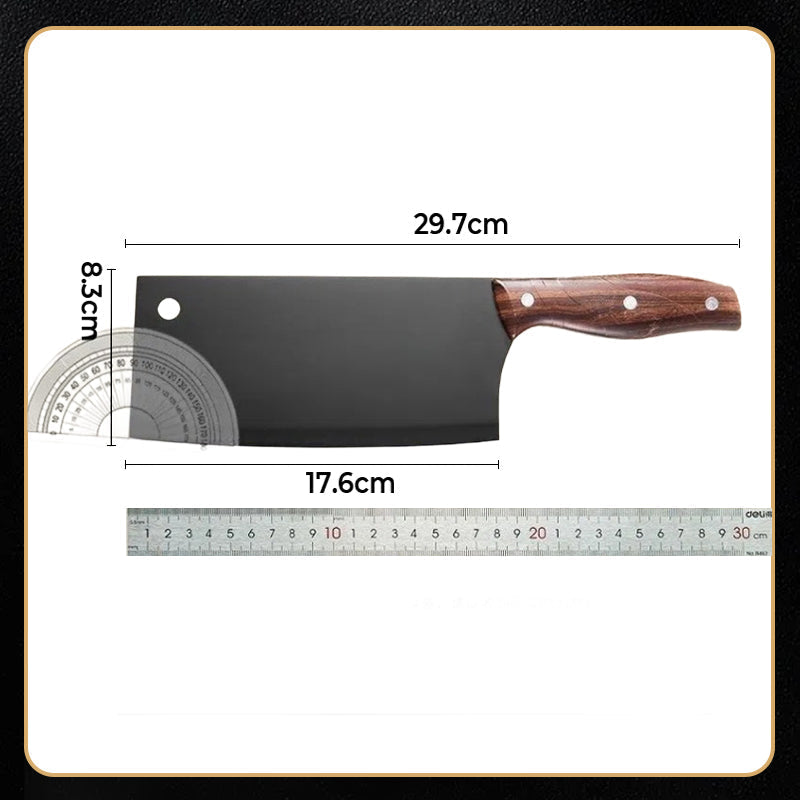Arenzza Darth Vader Ultra Sharp Kitchen Knife with black handle and stainless steel blade, designed for professional cutting performance.