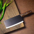 Aarenza Darth Vader Ultra Sharp Kitchen Knife showing a sleek black blade with Darth Vader design, perfect for professional kitchen use.