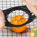 Arenzza stainless steel fruit corer and slicer with ergonomic handle, designed for efficiently removing cores and slicing fruits.