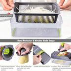Arenzza 2026 Kitchen Tool No. 1 multi-purpose vegetable cutter with stainless steel blades on a kitchen countertop.