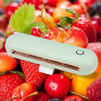 Arenzza USB rechargeable refrigerator deodorizer and sterilizer in a sleek kitchen setting, showing compact design and USB port.
