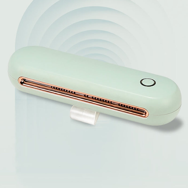 Arenzza USB rechargeable refrigerator deodorizer and sterilizer with compact kitchen design and sleek white finish.