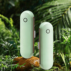 Arenzza USB rechargeable refrigerator deodorizer and sterilizer, compact kitchen device with vents and power button for freshening fridge air