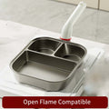 Aarenza 3-in-1 cup-shaped large capacity kitchen pan with a handle, suitable for cooking a variety of dishes.