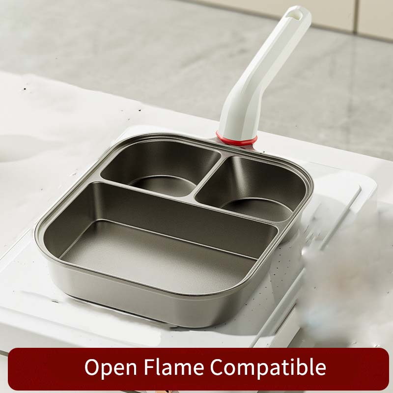 Aarenza 3-in-1 cup-shaped large capacity kitchen pan with a handle, suitable for cooking a variety of dishes.