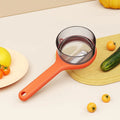 Arenzza multifunctional kitchen peeler with debris storage bucket and ergonomic handle for easy vegetable and fruit peeling.