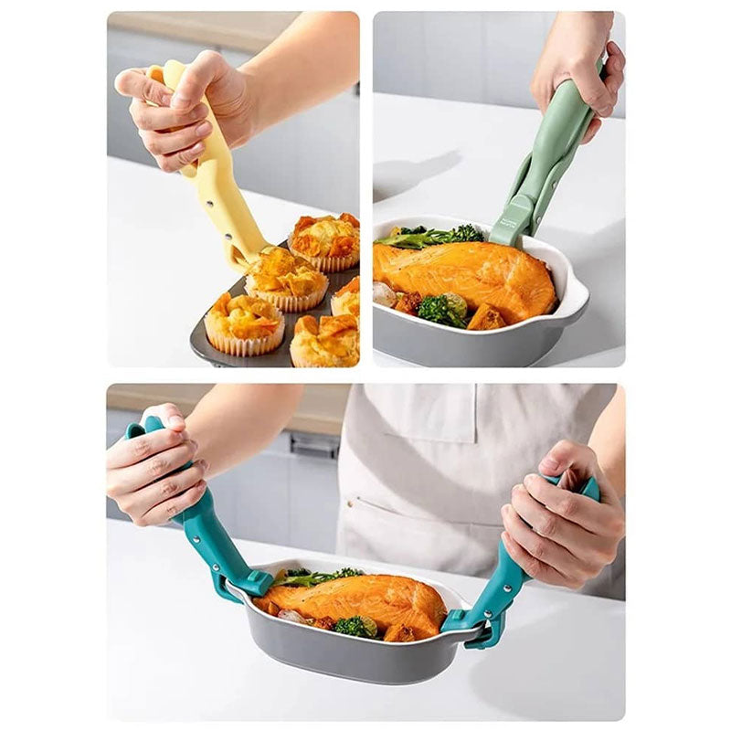 Arenzza multi-purpose anti-scald bowl holder clip for kitchen use, securely holds bowls to prevent spills and burns.