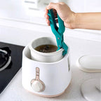 Arenzza multi-purpose anti-scald bowl holder clip for kitchen use, securely holding bowls and preventing burns during cooking.