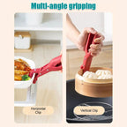 Arenzza multi-purpose anti-scald bowl holder clip for kitchen use, securely holding bowls to prevent slipping and scalding accidents.