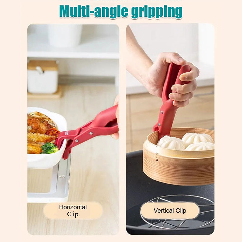 Arenzza multi-purpose anti-scald bowl holder clip for kitchen use, securely holding bowls to prevent slipping and scalding accidents.