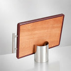 Arenzza multi-functional kitchen utensil holder with multiple compartments for spoons, spatulas, and cooking tools on a kitchen countertop.