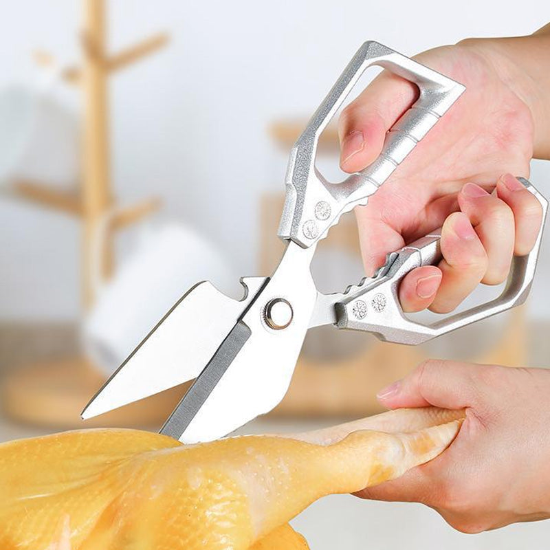 Arenzza professional-grade kitchen shears with stainless steel blades, perfect for versatile kitchen cutting tasks.