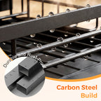 Arenzza kitchen countertop organizer and dish drying rack with multiple slots for dishes, utensils, and a drying area on a modern kitchen counter.