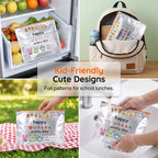 Set of 10 reusable aluminum foil sealable storage bags from Arenzza, kitchen storage with secure seal and durable material.