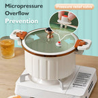 Arenzza multifunctional non-stick micro pressure cooker with digital controls, compact kitchen appliance for versatile cooking.