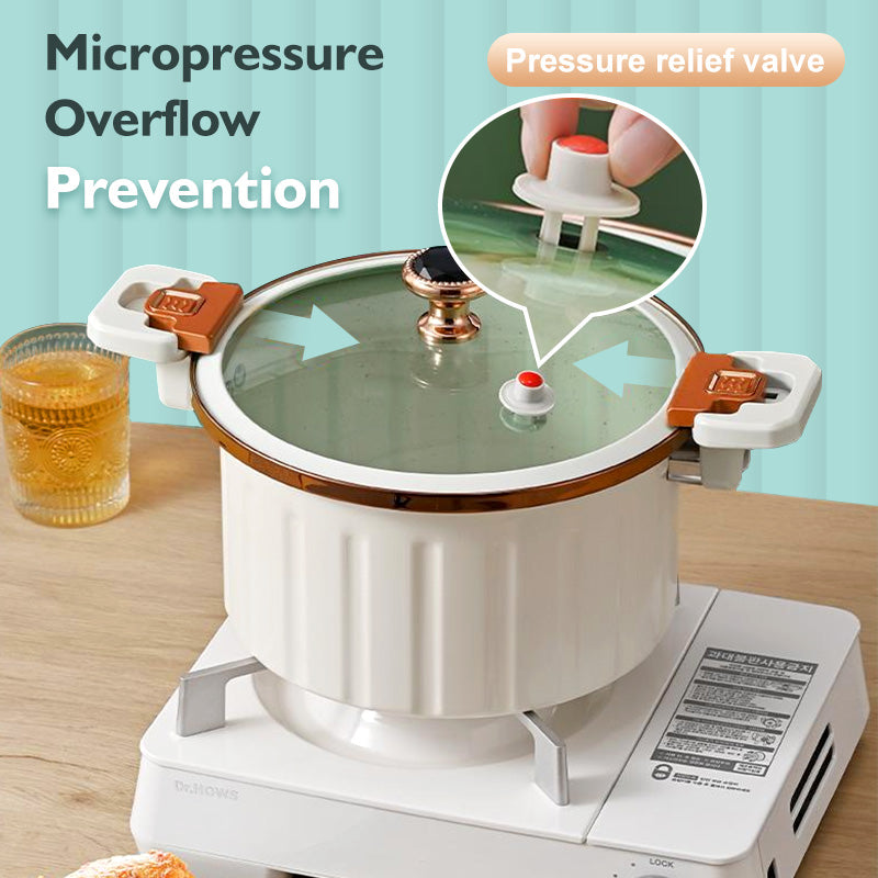 Arenzza multifunctional non-stick micro pressure cooker with digital controls, compact kitchen appliance for versatile cooking.