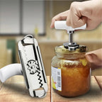 Arenzza Effortless Arthritis Jar Opener in a kitchen setting, showing its ergonomic design for easy jar lid opening.