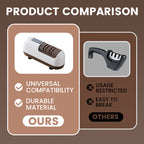 Arenzza professional electric knife sharpener for kitchen use, featuring multiple sharpening slots and ergonomic design.