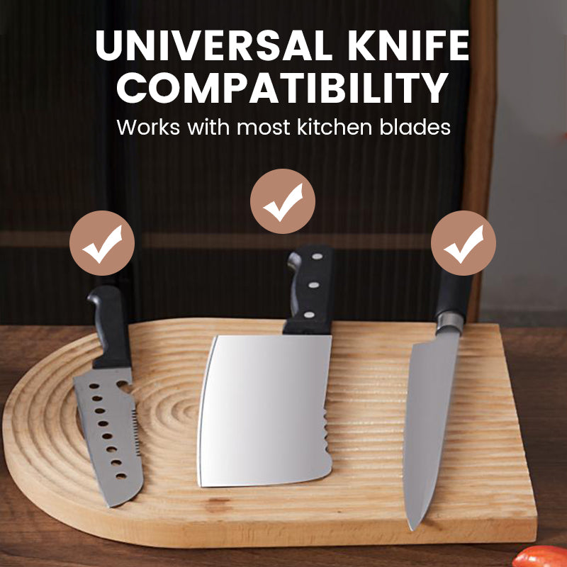 Arenzza professional electric kitchen knife sharpener with multiple sharpening slots and ergonomic design on a countertop.