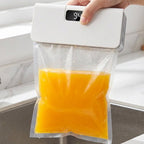 Arenzza rechargeable 2-in-1 mini bag sealer with built-in cutter, compact kitchen tool for sealing and opening plastic bags.