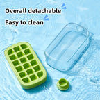 Arenzza press-to-cold ice cube mold and kettle set, kitchen accessories for making ice cubes and hot beverages.