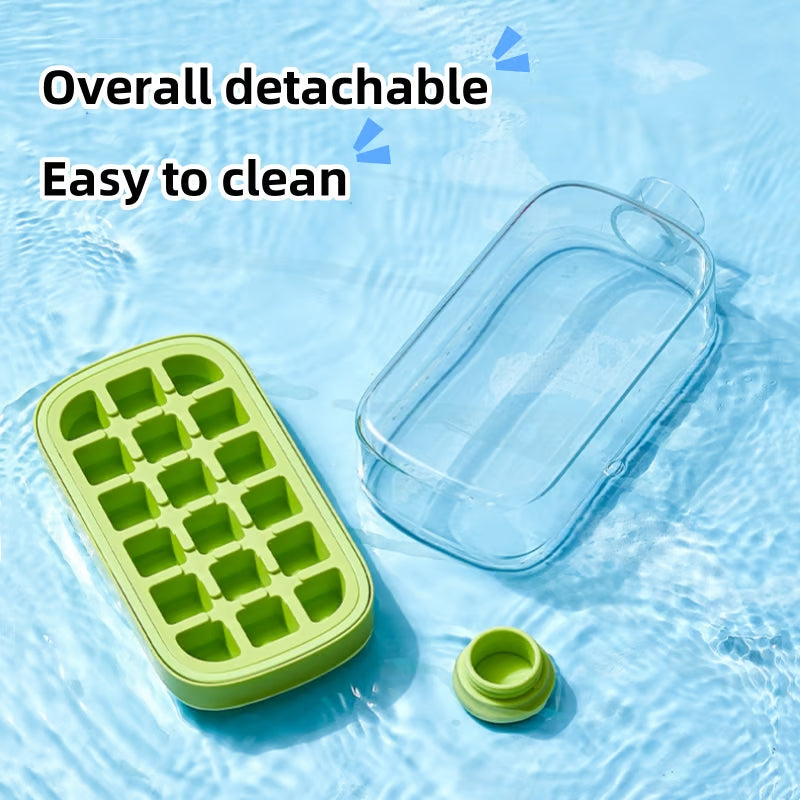 Arenzza press-to-cold ice cube mold and kettle set, kitchen accessories for making ice cubes and hot beverages.