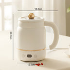 Aarenza multifunctional portable electric cooking mug in a kitchen setting, showcasing its compact design and control panel.