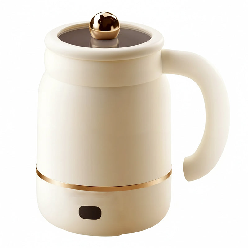 Arenzza multifunctional portable electric cooking mug with digital display and handle, designed for convenient kitchen use.