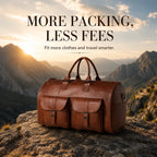 Arenzza 3-in-1 convertible duffle bag with adjustable straps, multiple compartments, and sleek black design for versatile travel use.