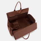 Arenzza 3-in-1 convertible duffle bag showing multiple carrying options and spacious interior in a versatile travel design