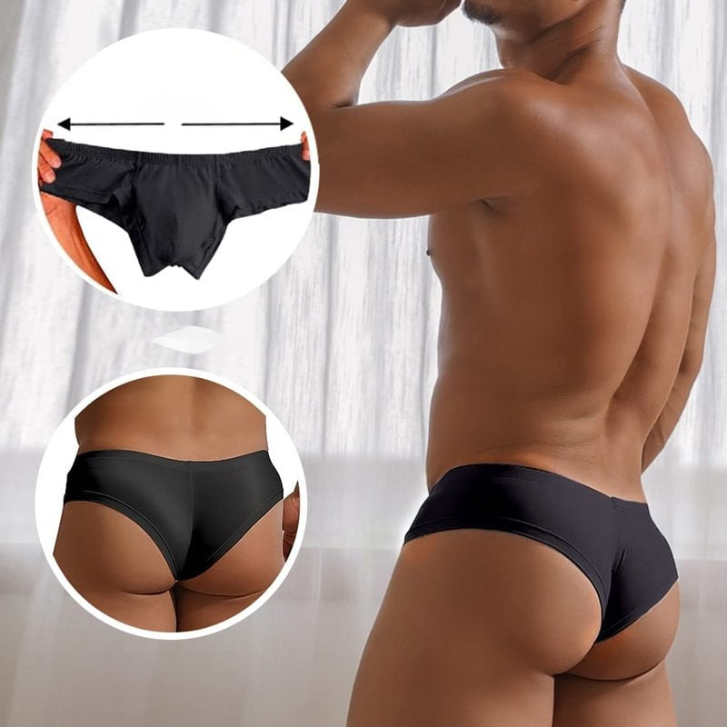 Men's Arenzza breathable low waist briefs in solid colors, comfortable and lightweight men's underwear shown in the image.