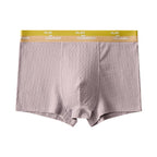 A pair of Arenzza men's boxer briefs made of breathable, antibacterial bubble cotton fabric with a snug fit.