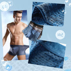 Men's breathable mesh boxer underwear by Arenzza, featuring lightweight, comfortable fabric for everyday wear.