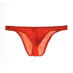 Men's ultra-thin transparent low-rise underwear by Arenzza, showcasing sleek, minimal design and lightweight fabric.