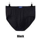 A pair of men's stretch plus size panties from Arenzza, shown on a model, designed for comfort and support during the Christmas season.