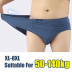 A pair of men's stretch plus size underwear by Arenzza, shown in a comfortable fit for plus size men.