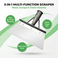 Arenzza multi-function cleaning scraper shovel with metal buttons, designed for effortless weeding and deep cleaning tasks.