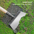 Arenzza multi-function cleaning scraper shovel with metal buttons, designed for effortless weeding and deep cleaning tasks.