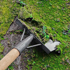 Arenzza multi-function metal scraper shovel for weeding and deep cleaning, featuring sturdy metal buttons and ergonomic design.