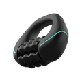 Aarenza Neurothlet Rollshaper in black, showing a close-up of the ergonomic sports shoe with detailed sole design and branding.