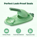 Arenzza Quick Dumpling Press Tool for making homemade dumplings with a stainless steel mold and comfortable handle.