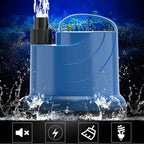 Arenzza bottom suction fish tank water filter pump with adjustable outlet, designed for pet aquarium filtration.