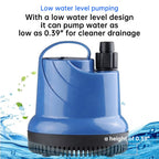 Arenzza bottom suction fish tank water filter pump for pet supplies, showing the compact filter device with suction cups attached.